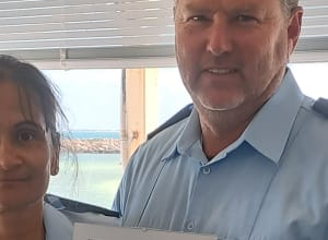 IMRF Awards 2022 - Finalist - Chrissy Heu and Michael Cockburn, Jurien Bay Marine Rescue, Australia