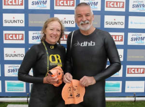 Two IMRF supporters are swimming The Cross Continental Swim